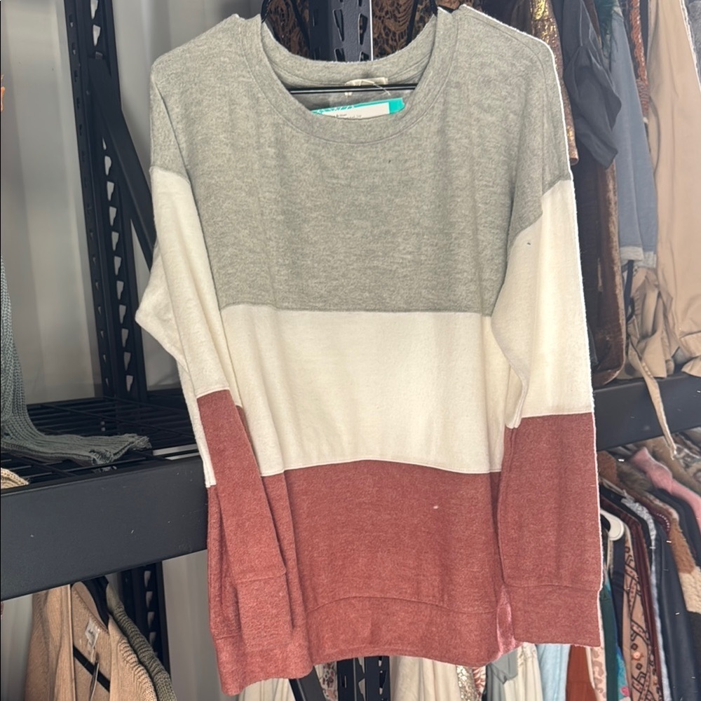 Colorblock Long Sleeve Tee